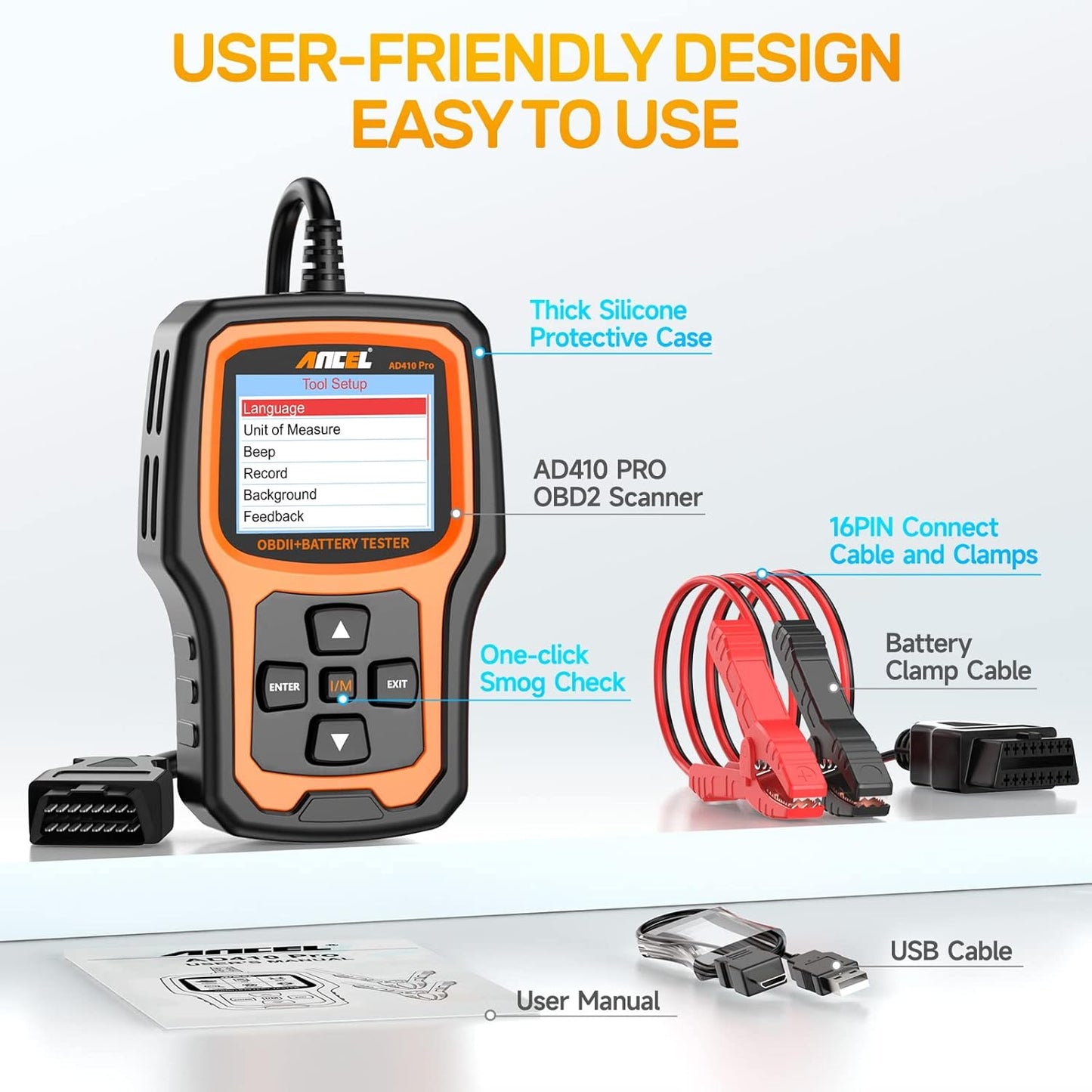 Prolace Auto Diagnostic Tool (Plus Battery Test Kit)